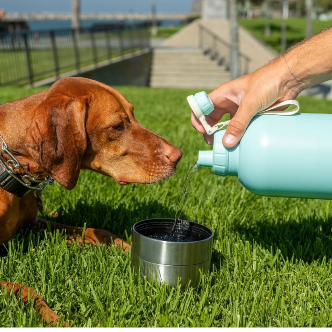 3-in-1 Dual Bowl Bottle